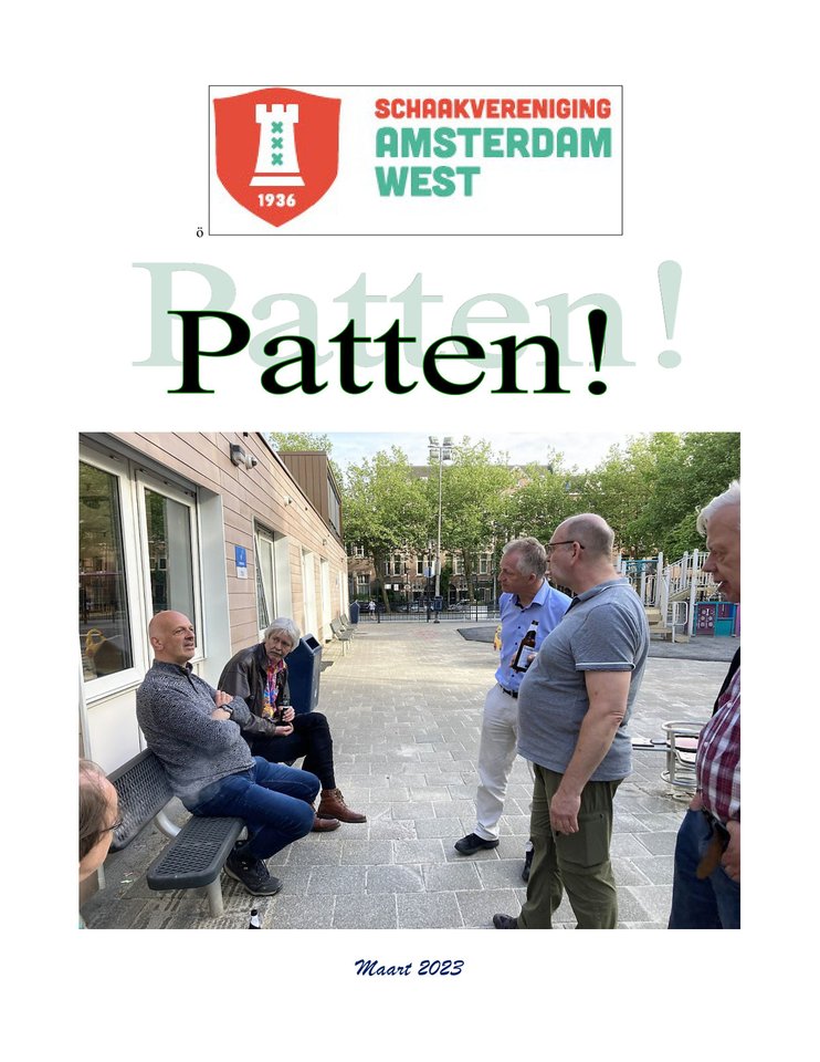 Voorkant van Patten maart 2023